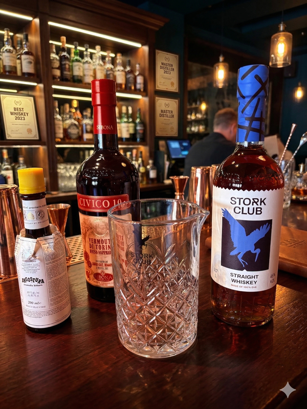 STORK CLUB MANHATTAN COCKTAIL SET